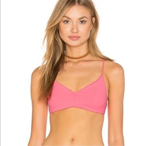Boys and Arrows Deb the Desparado Pink Bikini Top